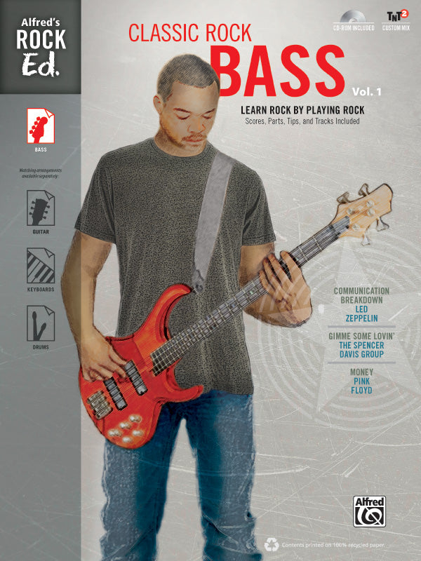 Alfred's Rock Ed.: Classic Rock Bass, Vol. 1 Cover Image