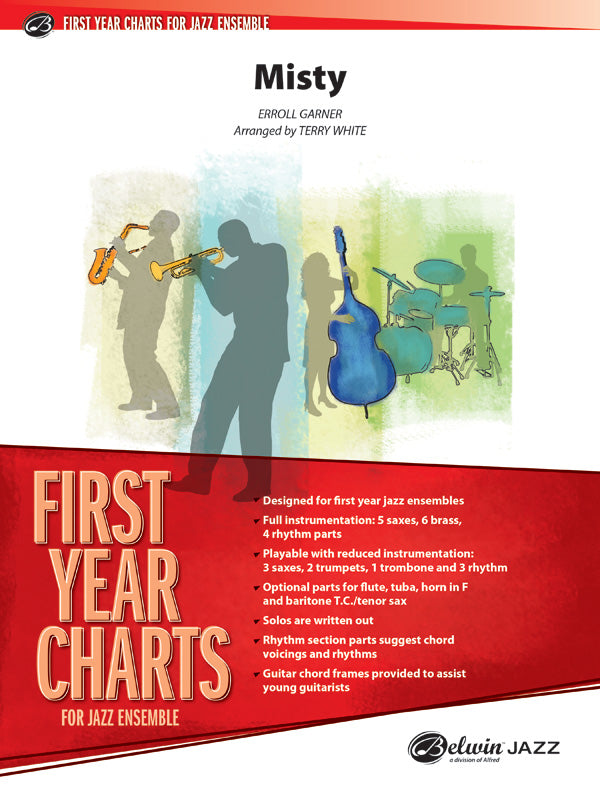 Misty: 1st B-flat Clarinet Sheet Music Preview