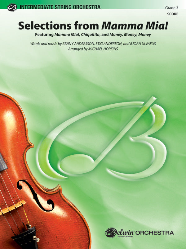 Mamma Mia!, Selections from: String Bass Sheet Music Preview
