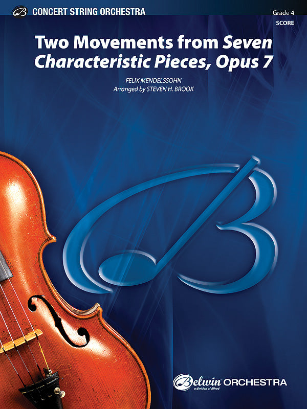 Two Movements from Seven Characteristic Pieces, Op. 7: Cello Sheet Music Preview
