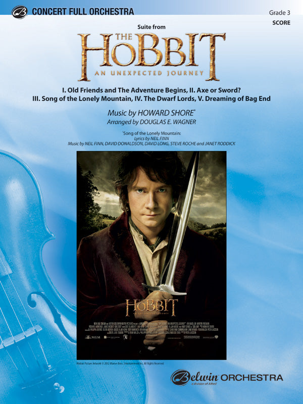 The Hobbit: An Unexpected Journey, Suite from: Score Sheet Music Preview