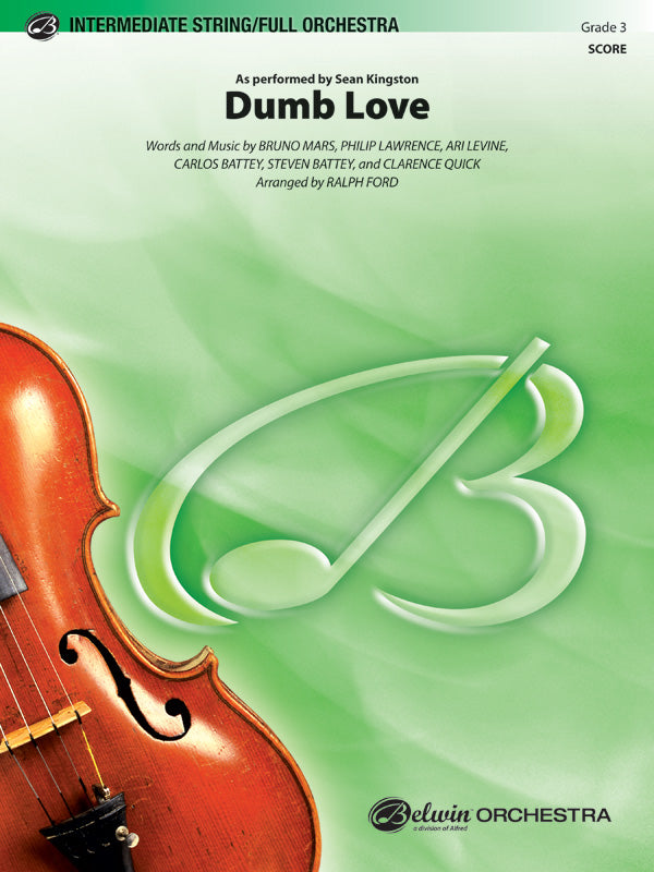 Dumb Love: Score Sheet Music Preview