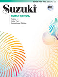 Suzuki Guitar School Guitar Part & CD, Volume 1 Cover Image