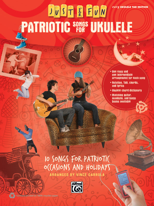 Just for Fun: Patriotic Songs for Ukulele Cover Image