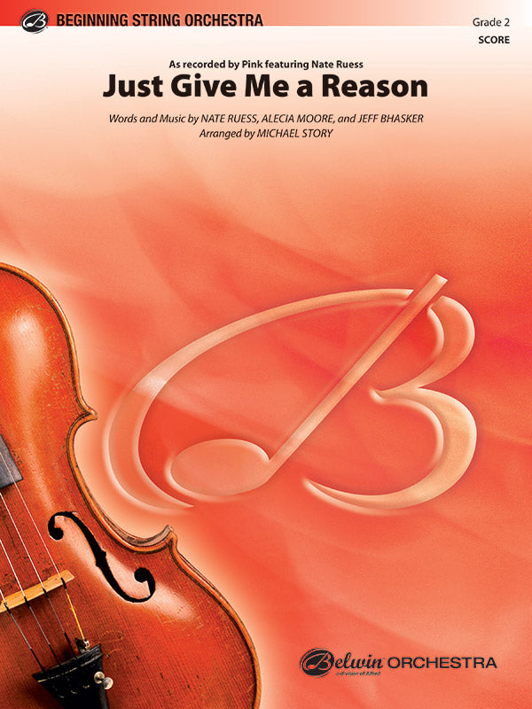 Just Give Me a Reason: 2nd Violin Sheet Music Preview