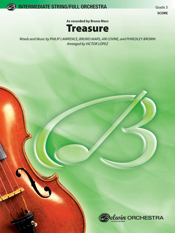 Treasure: 2nd Percussion Sheet Music Preview