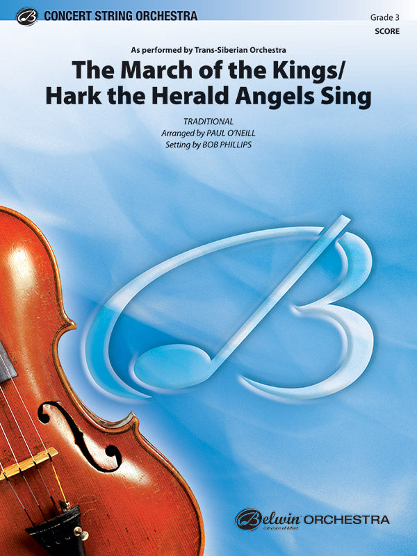 The March of the Kings / Hark the Herald Angels Sing: Piano Accompaniment Sheet Music Preview