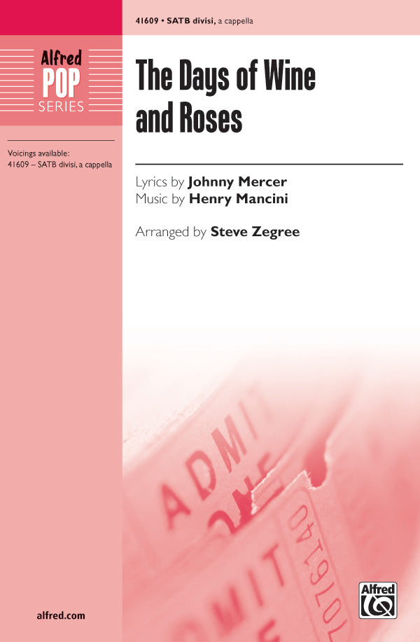 The Days of Wine and Roses Cover Image