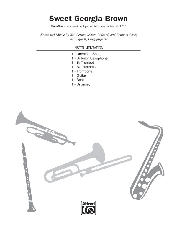 Sweet Georgia Brown: Trumpet 2 Sheet Music Preview