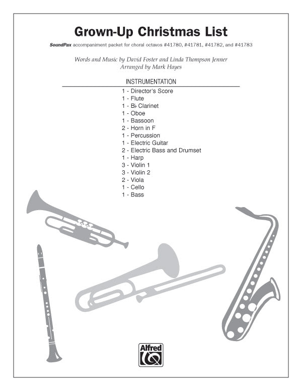 Grown-Up Christmas List: Violin 2 Sheet Music Preview