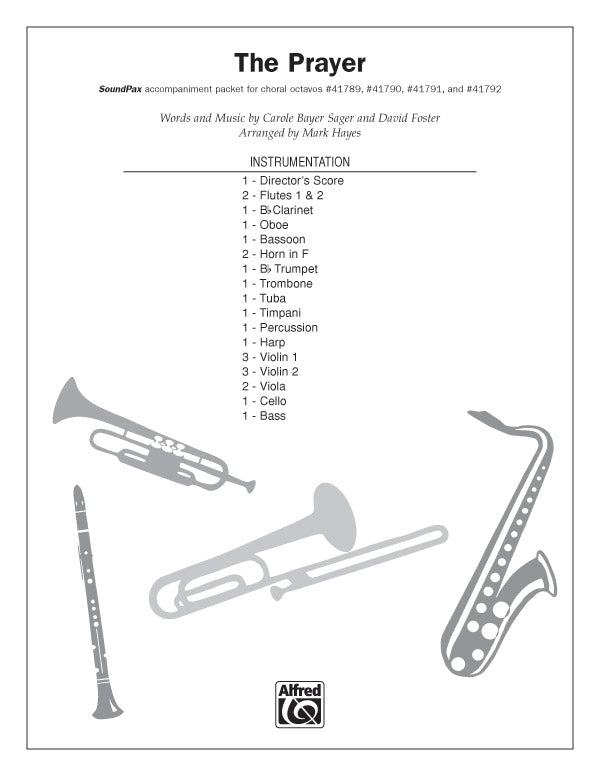 The Prayer: Viola Sheet Music Preview