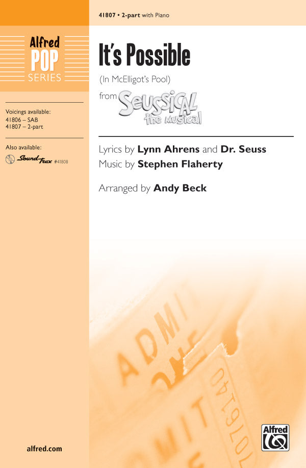 It's Possible Sheet Music Preview