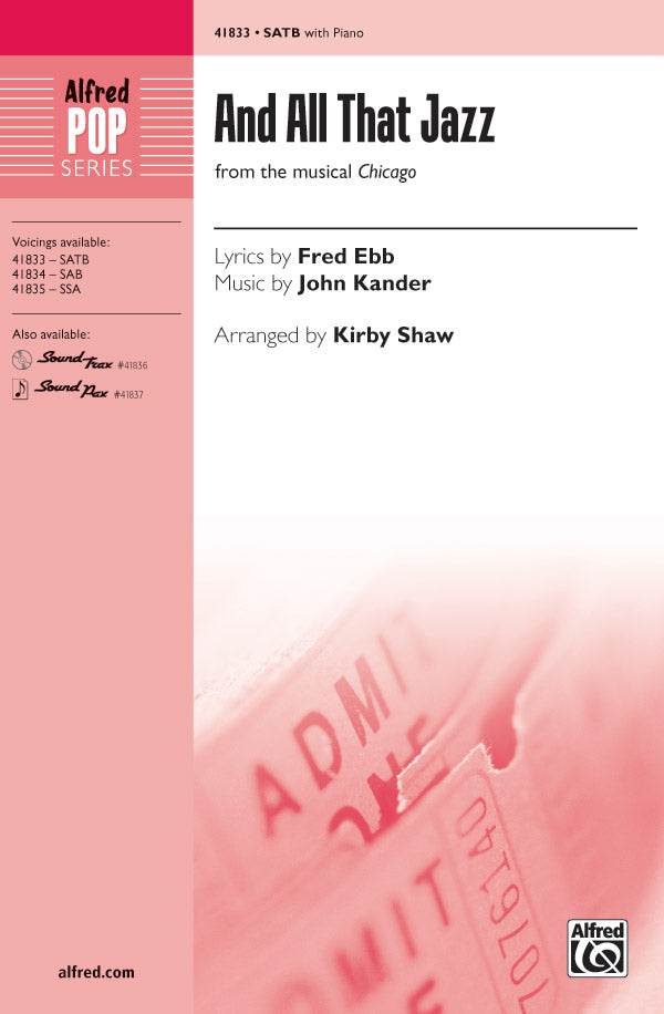 And All That Jazz Sheet Music Preview