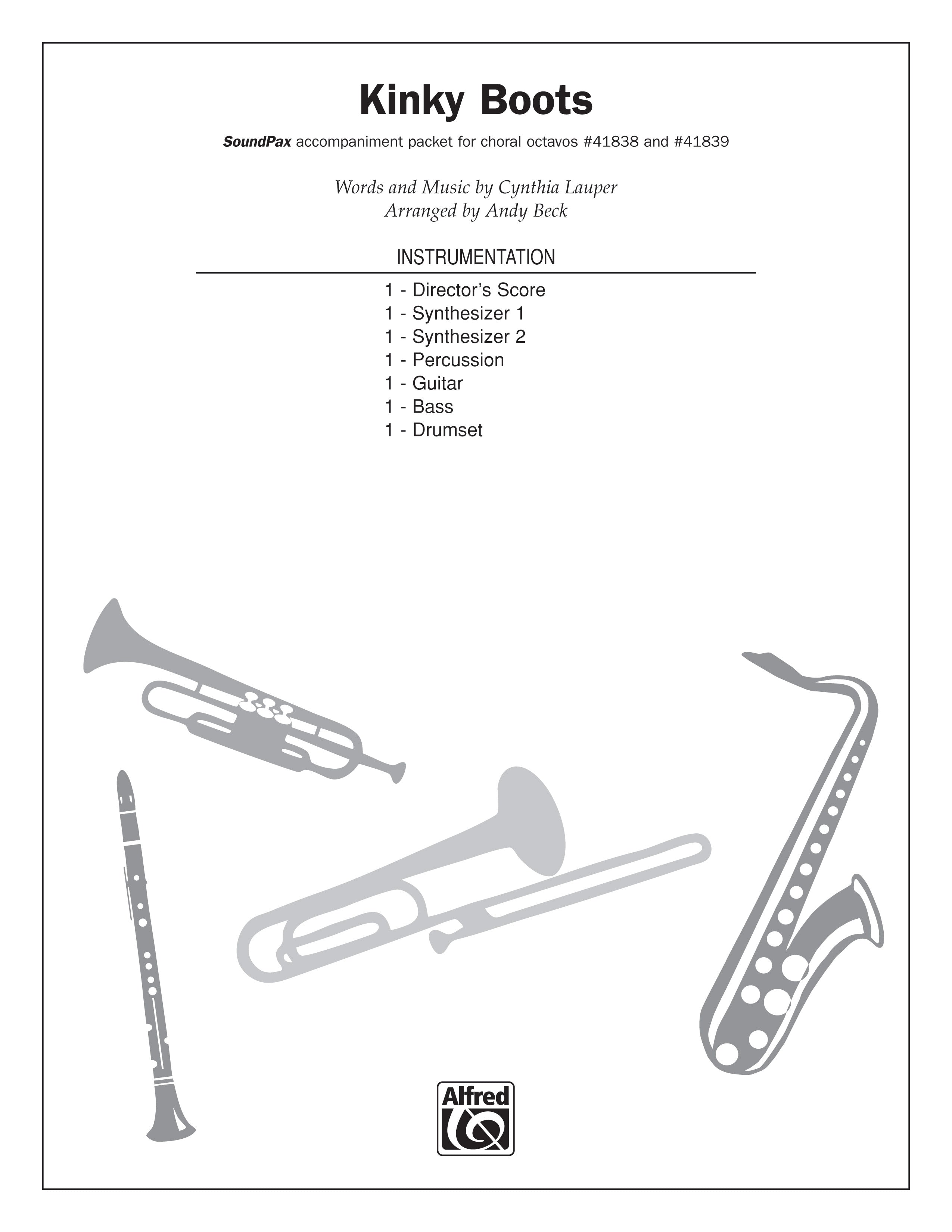 Kinky Boots: Drumset Sheet Music Preview