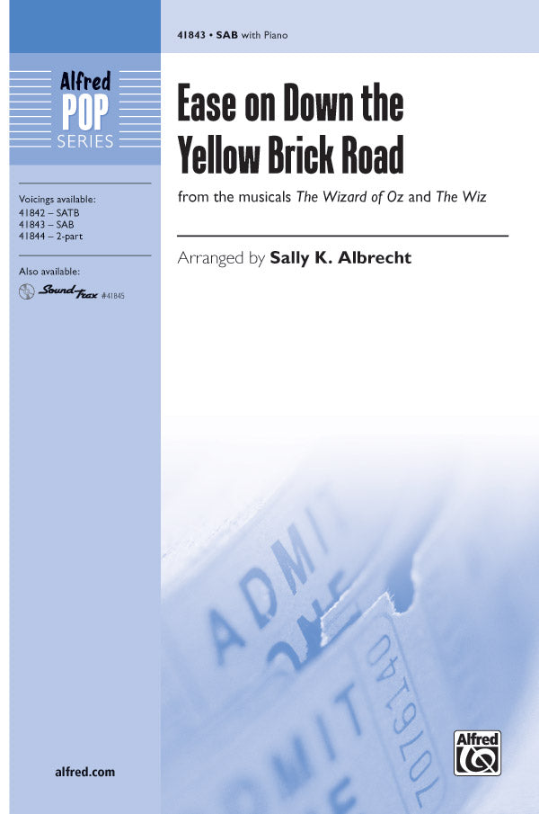Ease on Down the Yellow Brick Road Sheet Music Preview