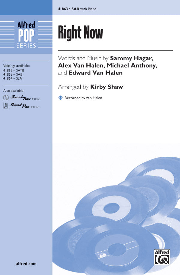 Right Now Sheet Music Preview