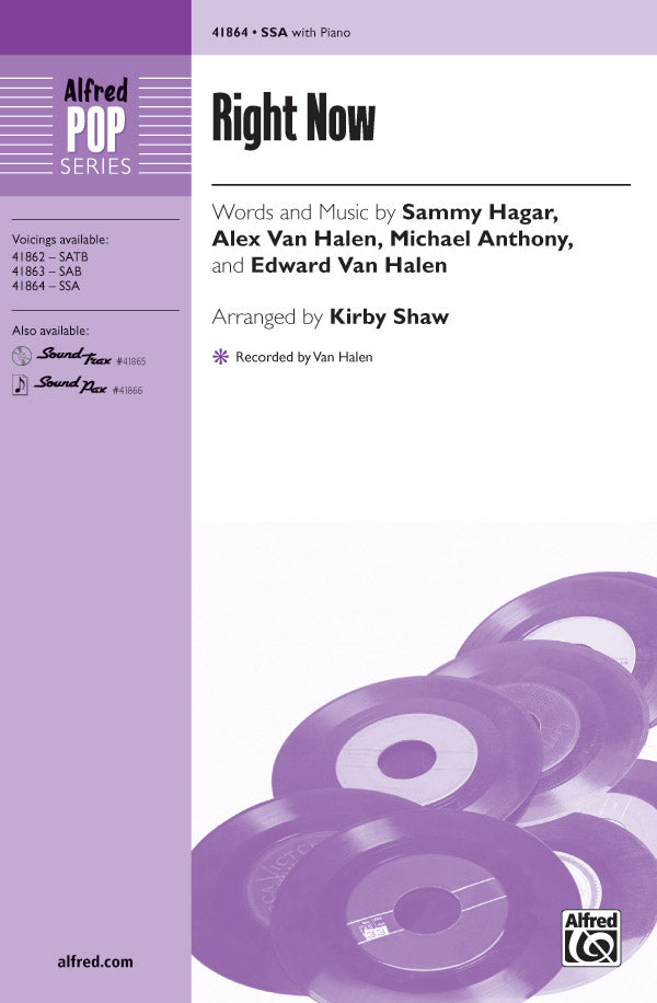 Right Now Sheet Music Preview