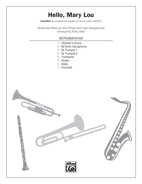 Hello, Mary Lou: Score Sheet Music Preview