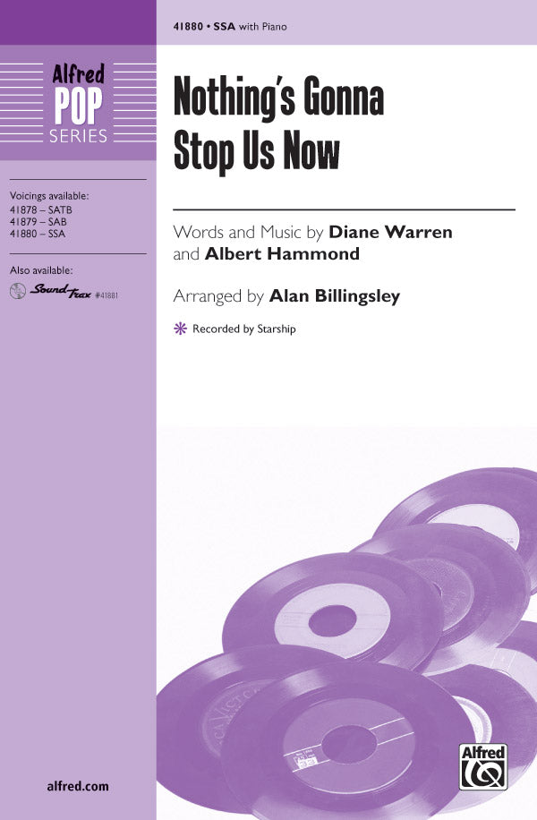 Nothing's Gonna Stop Us Now Cover Image