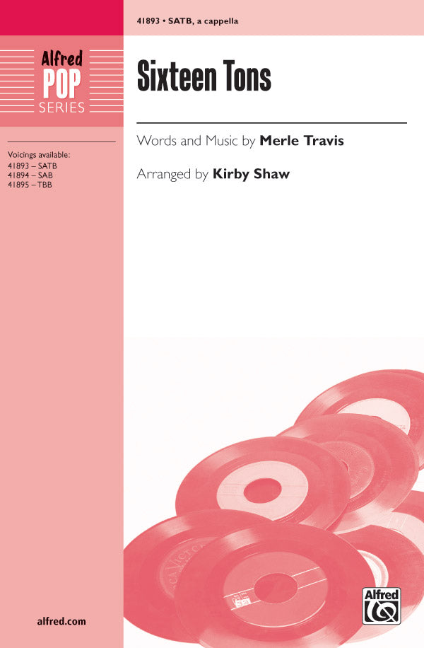 Sixteen Tons Sheet Music Preview