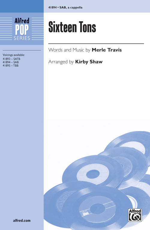 Sixteen Tons Sheet Music Preview