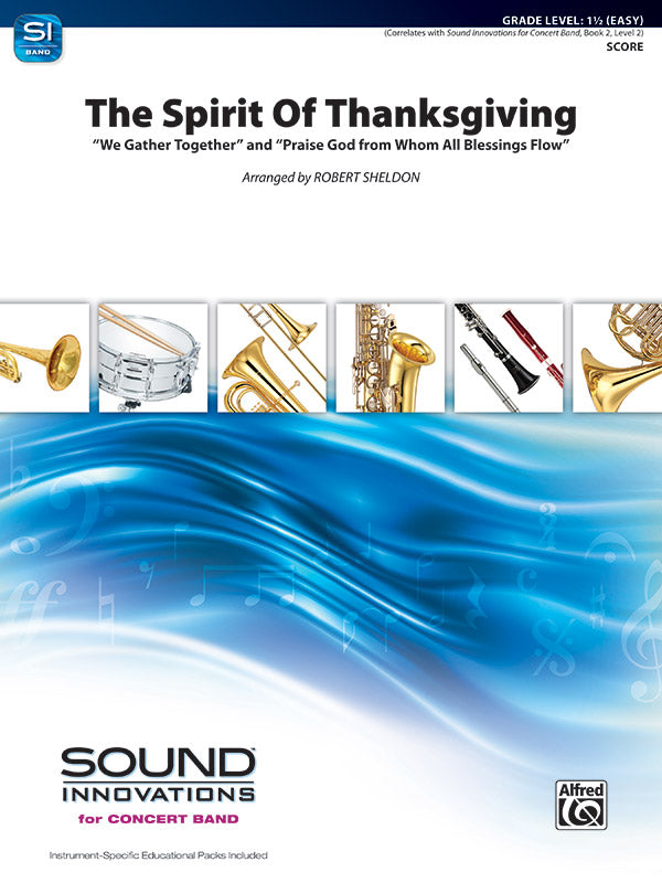 The Spirit of Thanksgiving: 2nd Percussion Sheet Music Preview