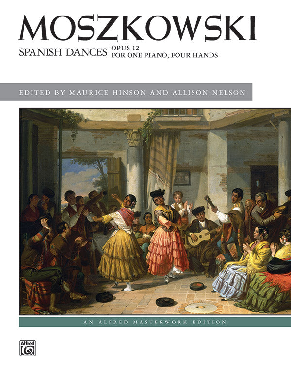 Moszkowski: Spanish Dances, Opus 12 - Piano Duet (1 Piano, 4 Hands) Sheet Music Preview