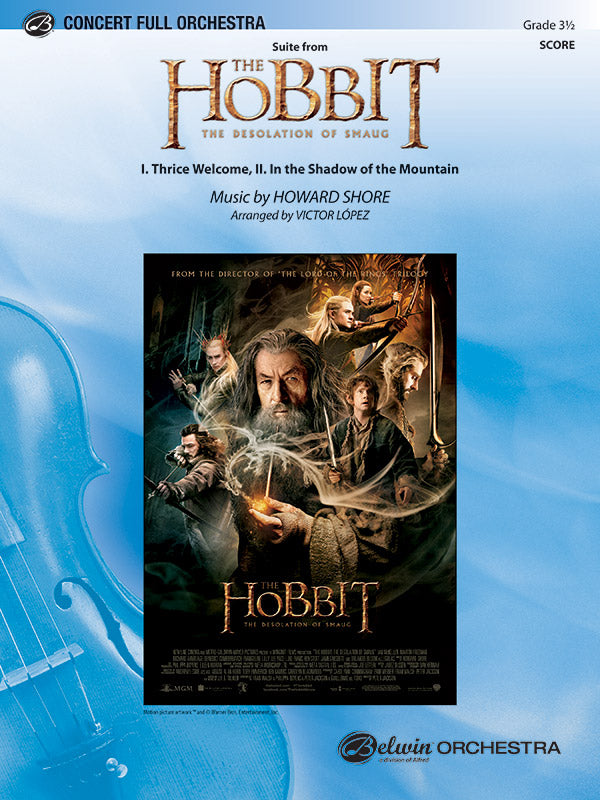 Suite from The Hobbit: The Desolation of Smaug: 1st F Horn Sheet Music Preview
