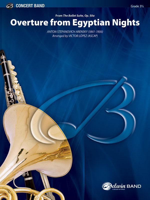 Overture from Egyptian Nights: E-flat Baritone Saxophone Sheet Music Preview