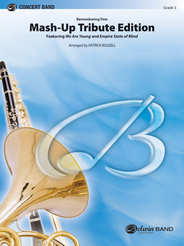 Mash-Up---Tribute Edition (Remembering Finn) (as featured on Glee): 2nd B-flat Clarinet Sheet Music Preview
