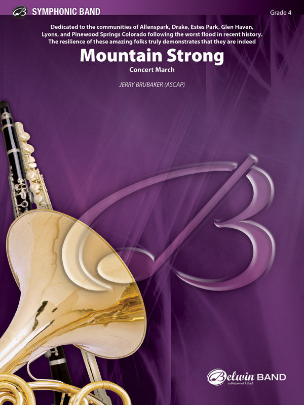 Mountain Strong: E-flat Baritone Saxophone Sheet Music Preview