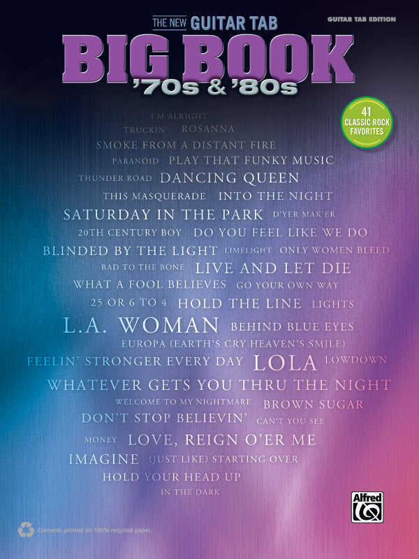 The New Guitar TAB Big Book: '70s & '80s Cover Image