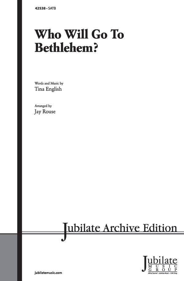 Who Will Go to Bethlehem? Cover Image