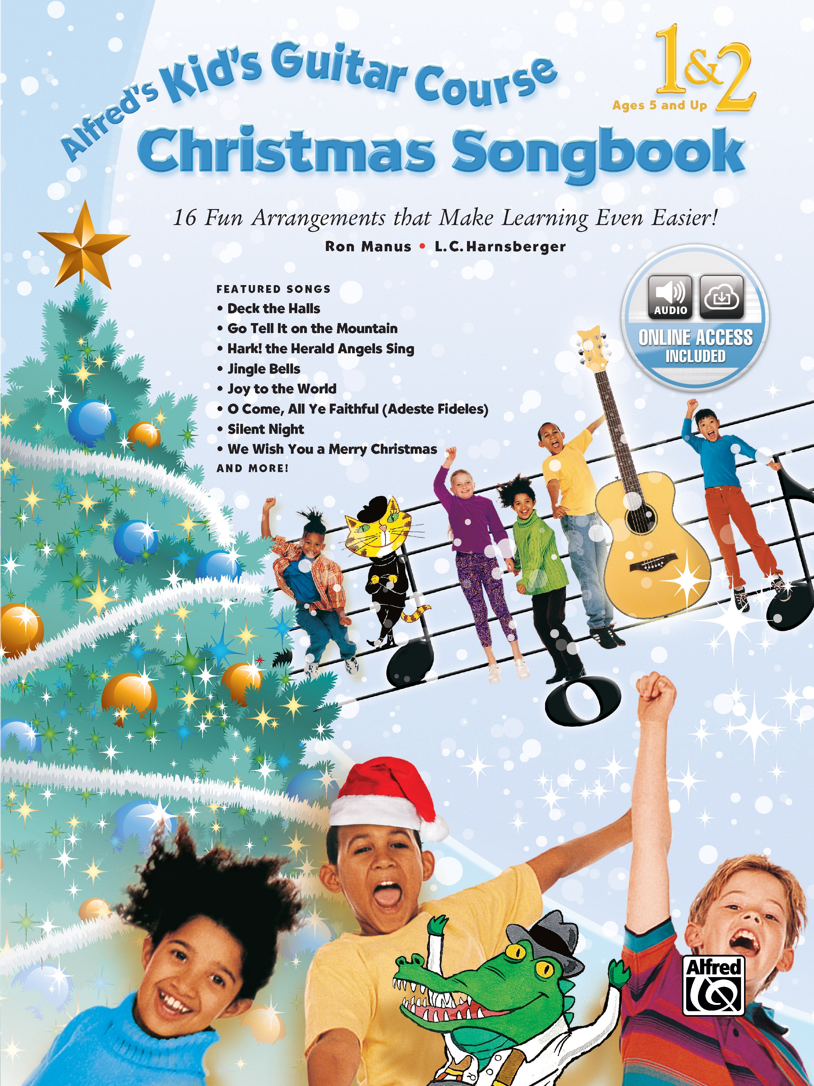 Alfred's Kid's Guitar Course Christmas Songbook 1 & 2 Cover Image