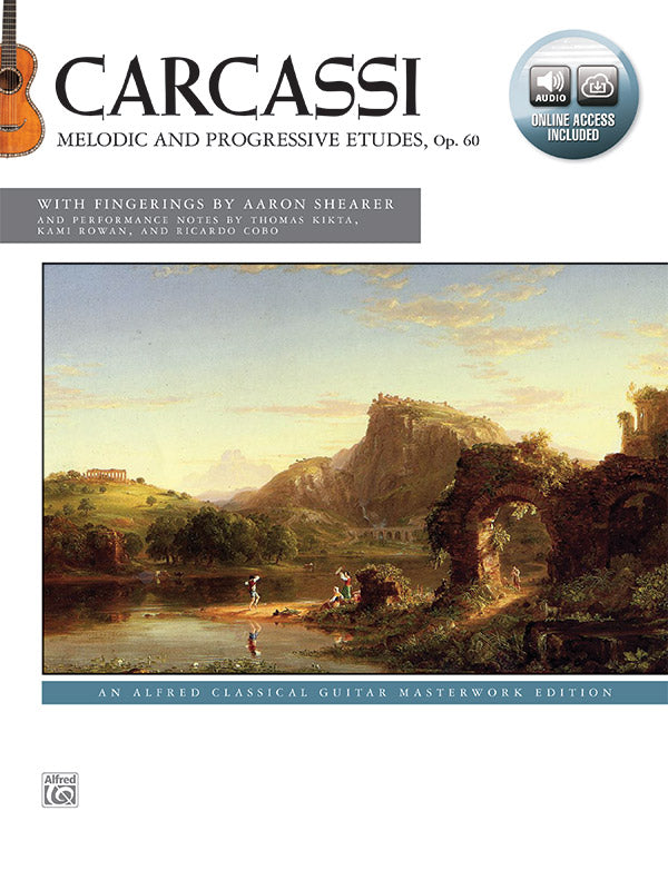 Carcassi: Melodic and Progressive Etudes, Opus 60: An Alfred Classical Guitar Masterwork Edition Sheet Music Preview