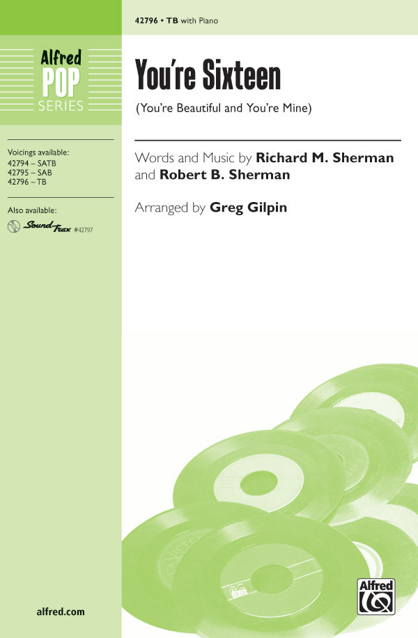 You're Sixteen Sheet Music Preview