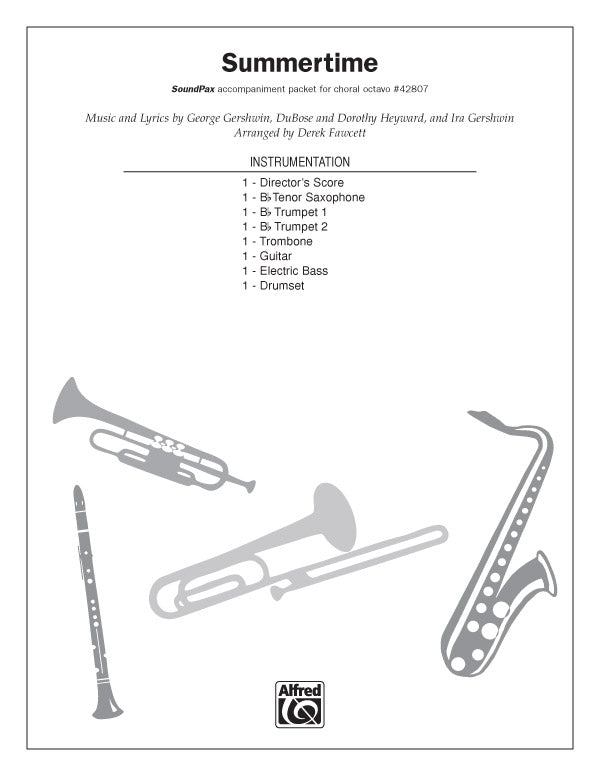 Summertime: Tenor Saxophone Sheet Music Preview