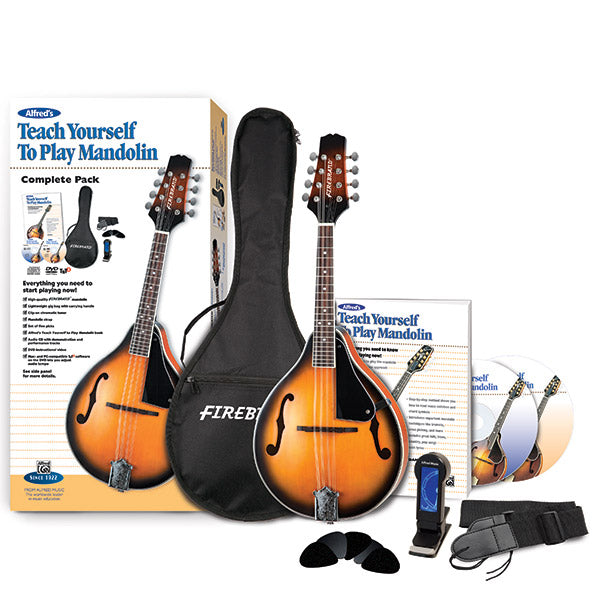 Alfred's Teach Yourself to Play Mandolin, Complete Pack Cover Image