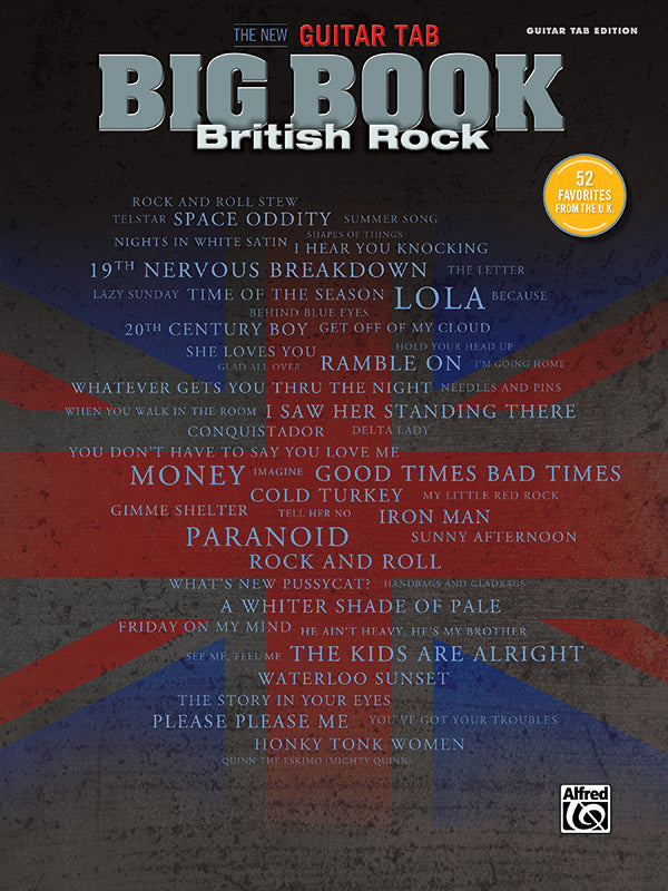 The New Guitar TAB Big Book: British Rock: 52 Favorites from the U.K. Sheet Music Preview