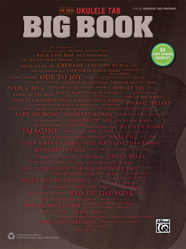 The New Ukulele TAB Big Book Cover Image