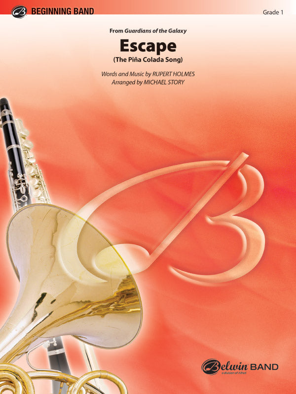 Escape (from Guardians of the Galaxy): E-flat Baritone Saxophone Sheet Music Preview