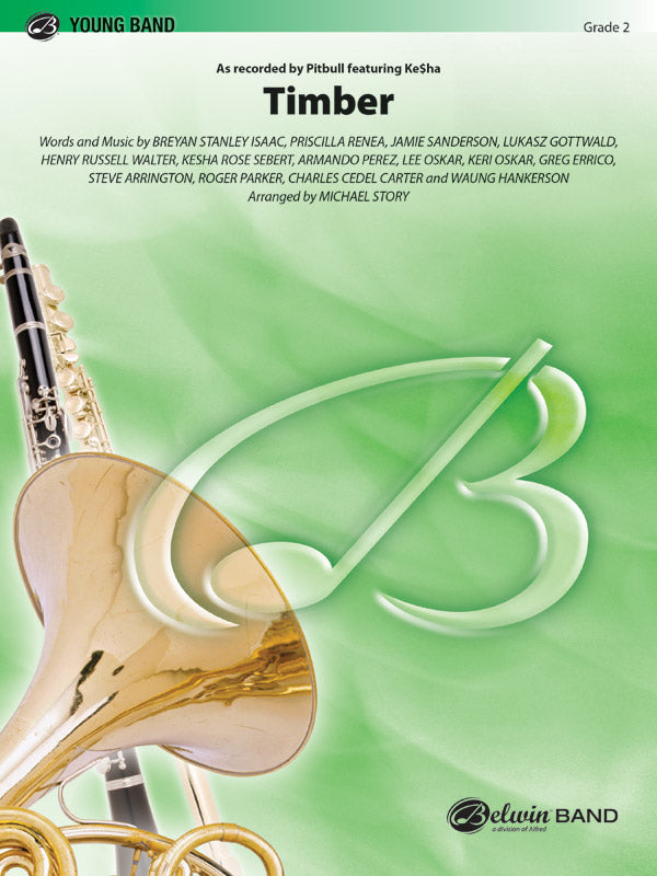 Timber: 1st B-flat Clarinet Sheet Music Preview