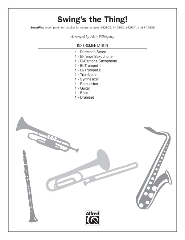 Swing's the Thing: Baritone Saxophone Sheet Music Preview
