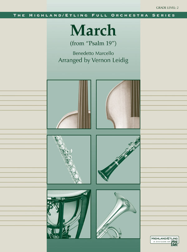 March from "Psalm 19": 1st B-flat Trumpet Sheet Music Preview