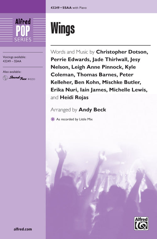 Wings (SSAA) Sheet Music Preview