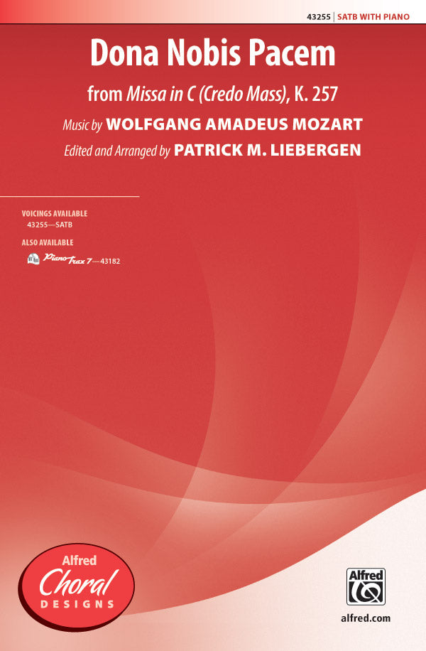 Dona Nobis Pacem (from <i>Missa in C (Credo Mass),</i> K. 257) Sheet Music Preview