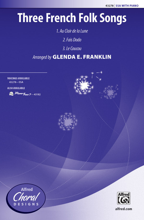 Three French Folk Songs Cover Image