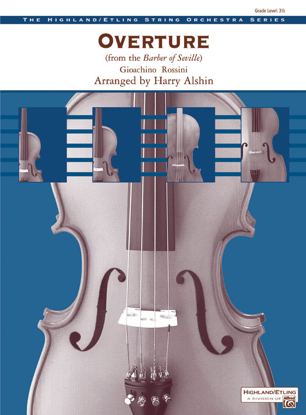 Overture from the Barber of Seville: String Bass Sheet Music Preview