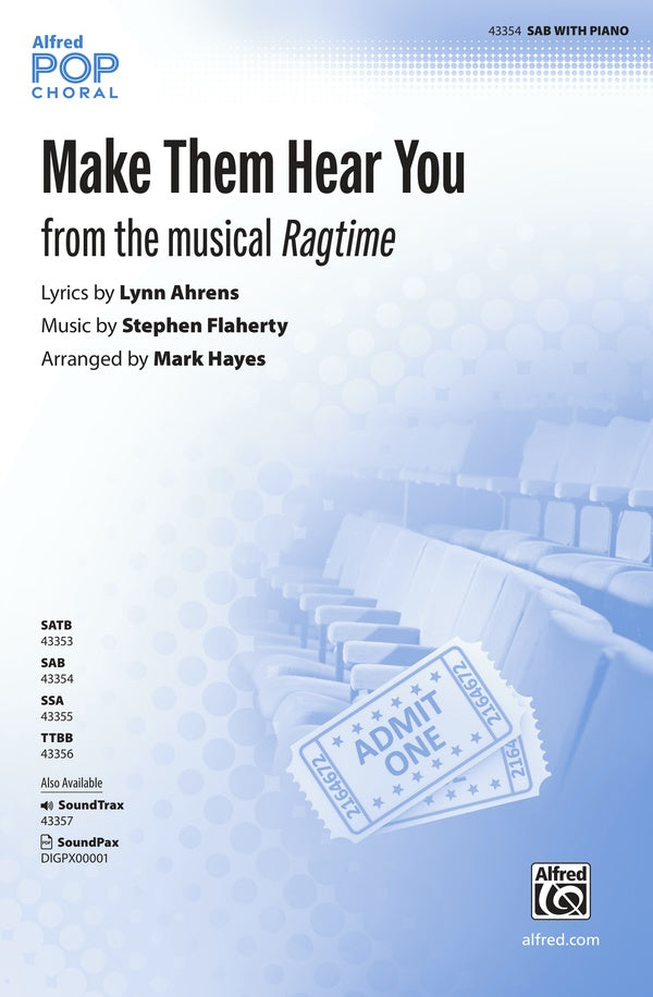 Make Them Hear You (from the musical <i>Ragtime</i>) Sheet Music Preview