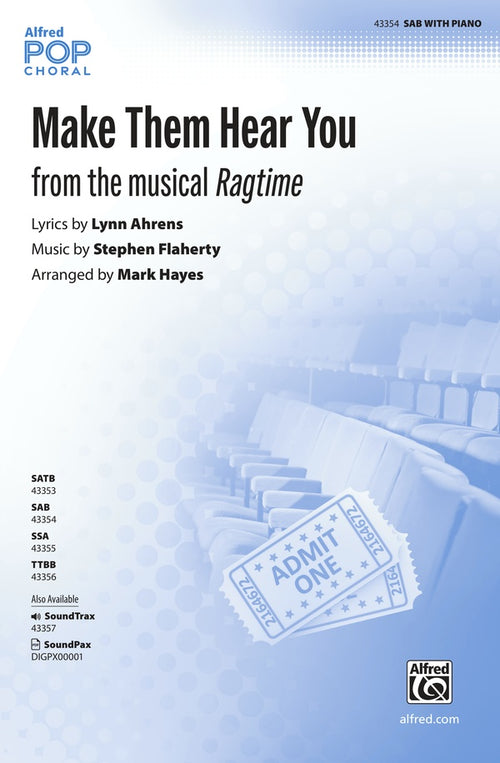 Make Them Hear You (from the musical <i>Ragtime</i>) Sheet Music Preview